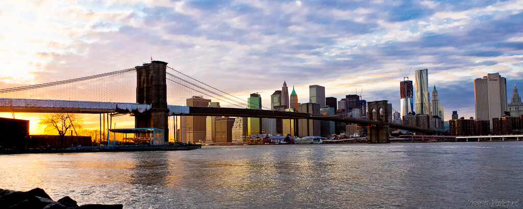 New York City Manhattan sunset